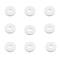 12 Pack: White PVC Rondelle Spacer Heishi Beads, 5.8mm by Bead Landing™